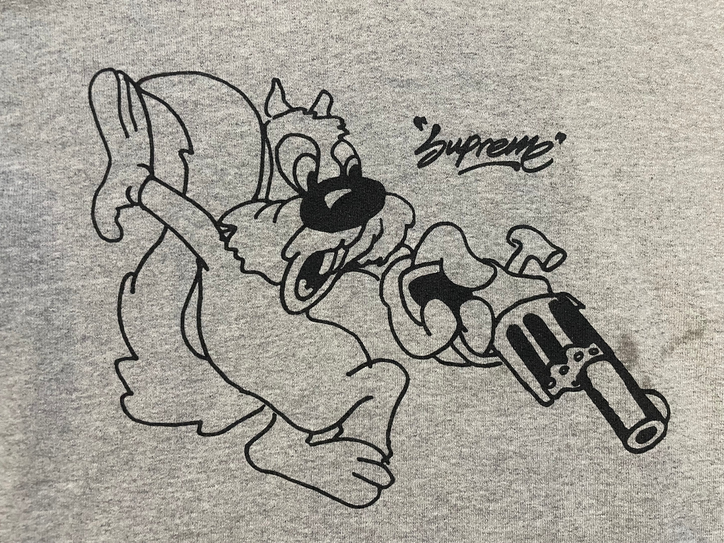 Supreme Lee quinones grey  hoodie