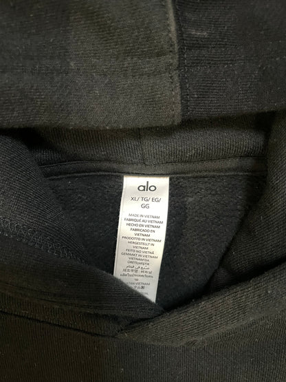 Alo make waves black and grey hoodie