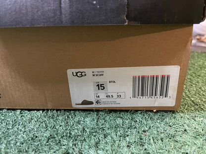 UGG olive green scuff slippers