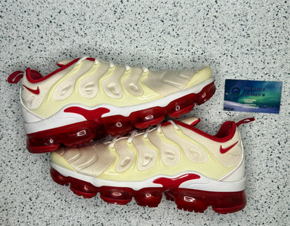 Nike Vapor Max White University Red 9.5 Men/11 Women “Preowned”