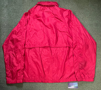 vintage 1990s Eddie Bauer windbreaker red jacket