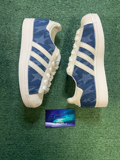 Adidas superstar II denim