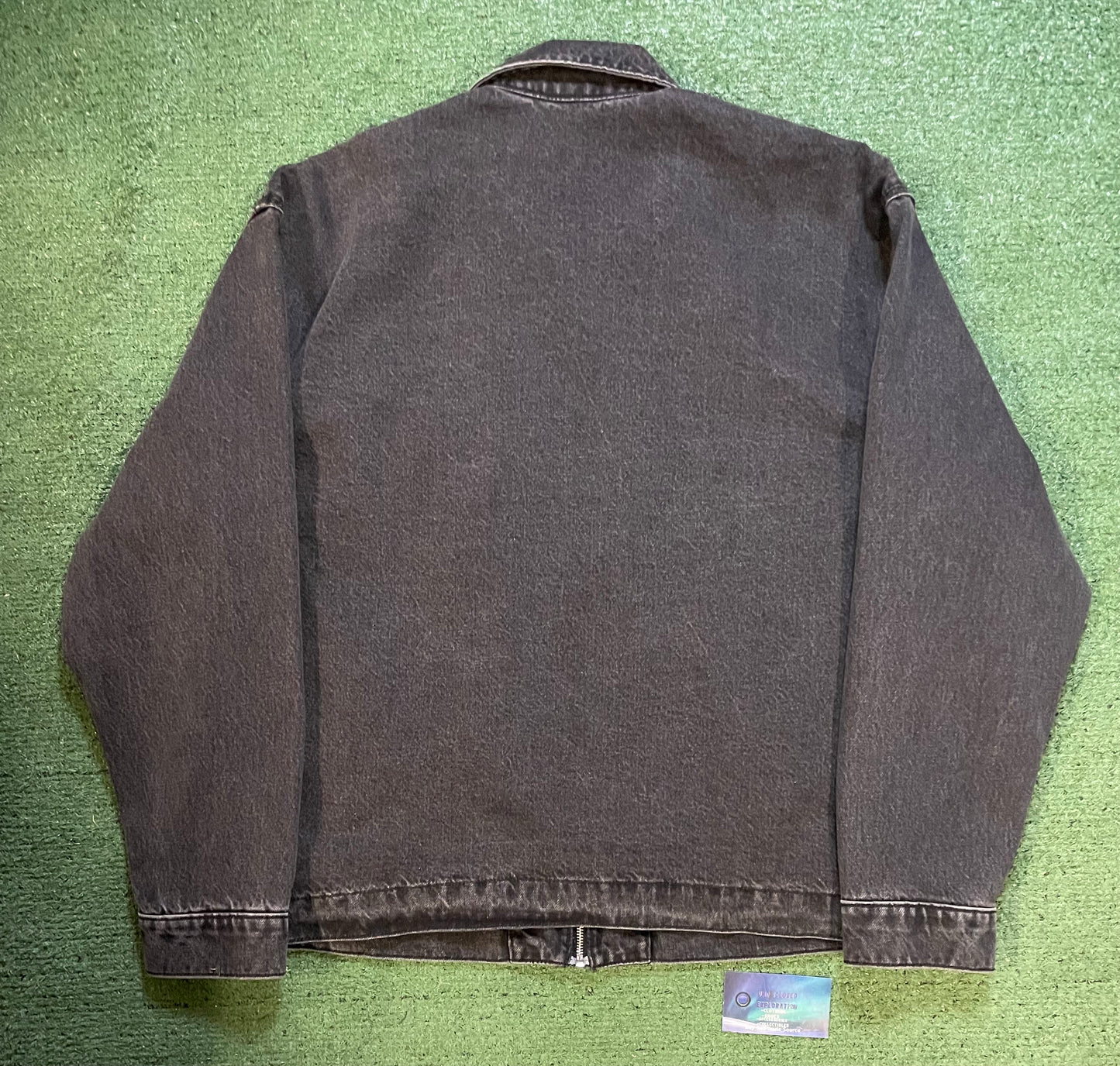 Abercrombie & Fitch black wash zipup jacket