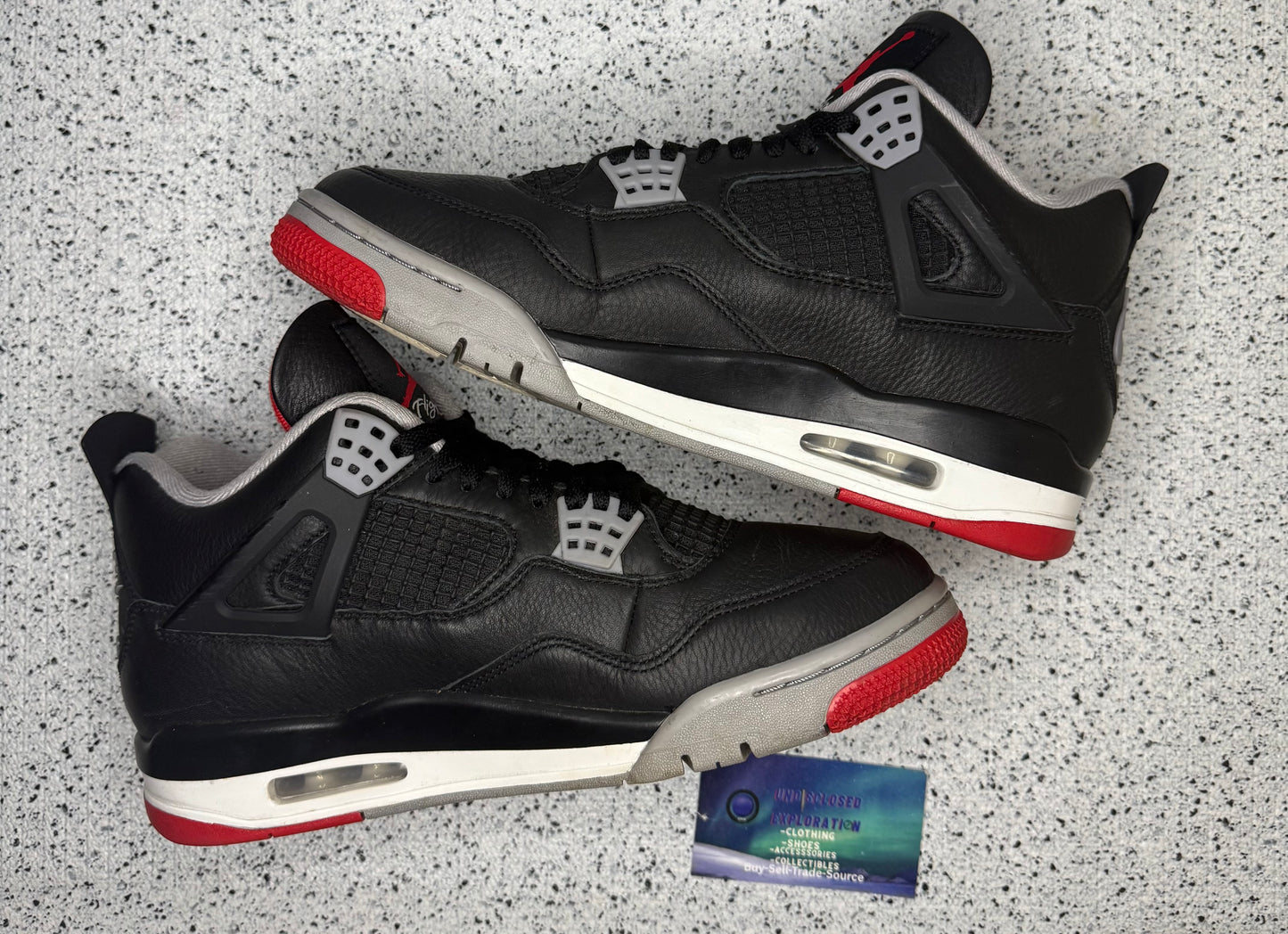 Jordan 4 Bred Reimagined 9.5 Men/11 Women “Preowned”