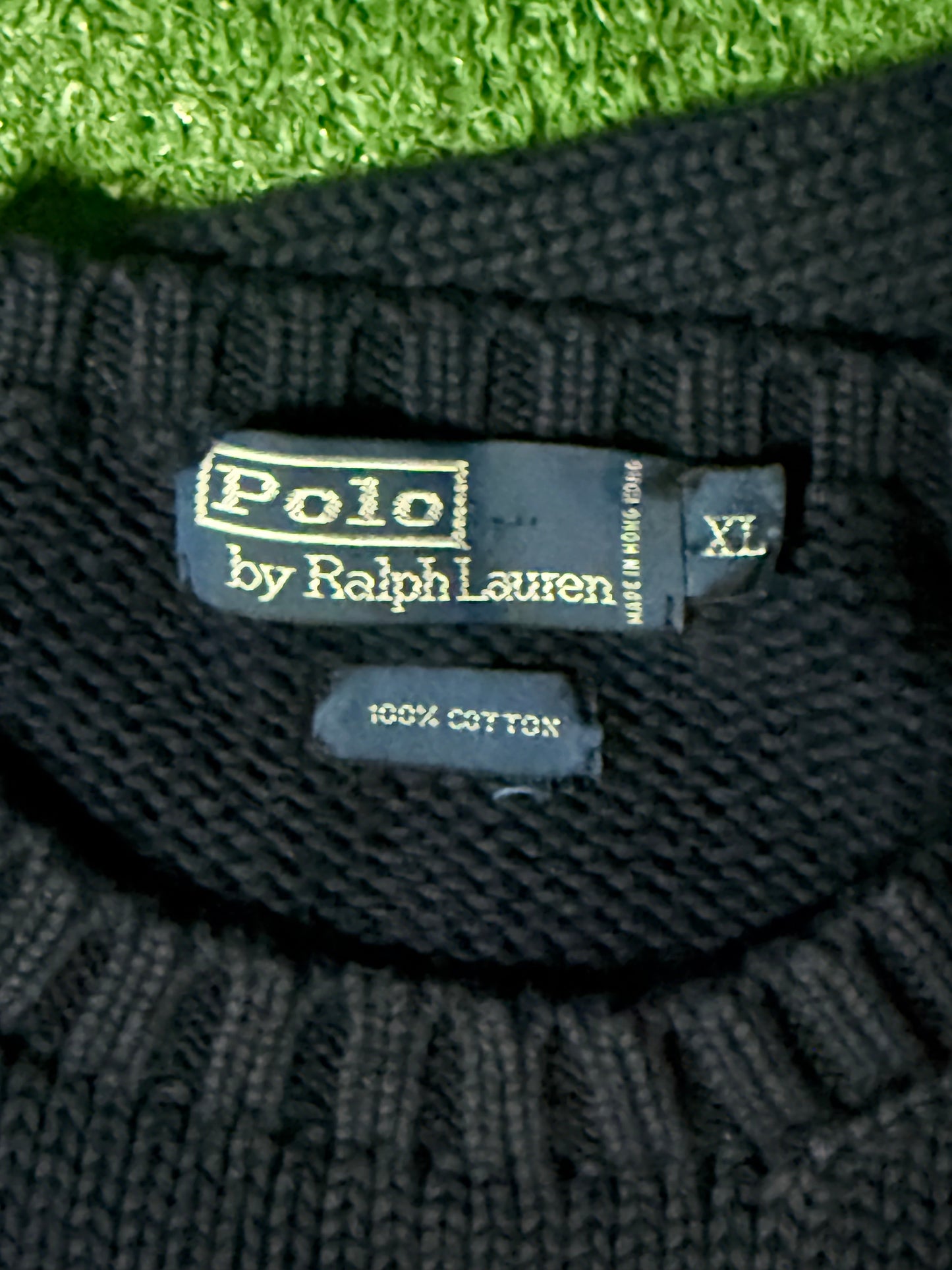 Vintage Polo Ralph Lauren American Flag Knit Sweater