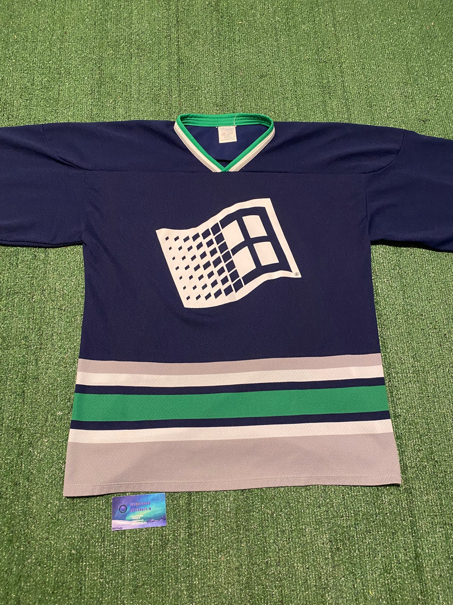 Rare vintage Windows 2000 Microsoft Hockey Challenge Kyle Lamb Jersey