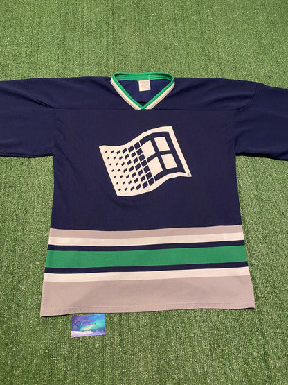 Rare vintage Windows 2000 Microsoft Hockey Challenge Kyle Lamb Jersey