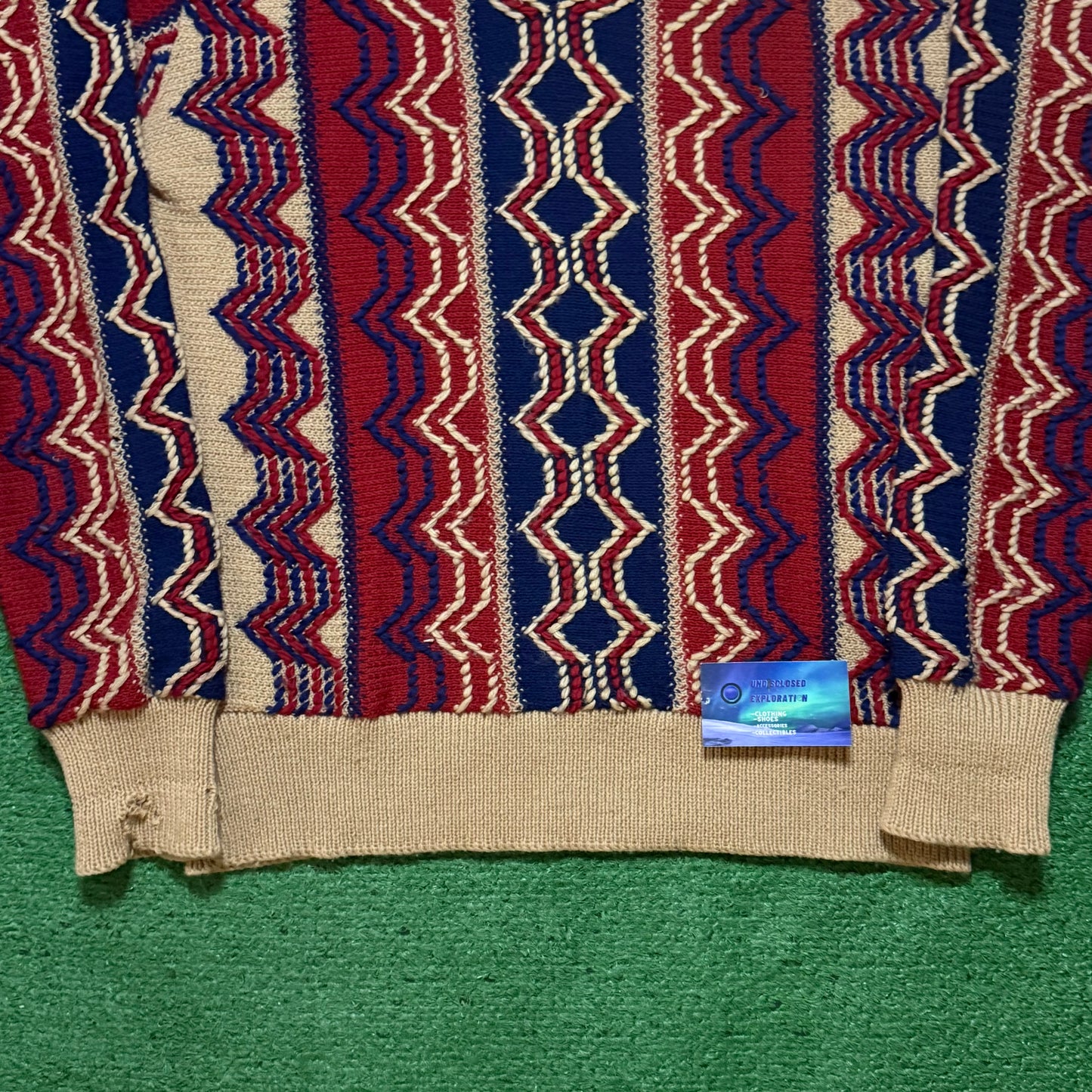 Vintage Pendleton Collar Knit Sweater