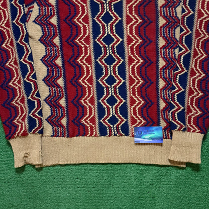Vintage Pendleton Collar Knit Sweater