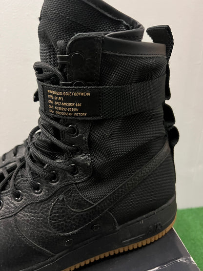 Nike SF Air Force 1 Black gum size 12men/13.5women