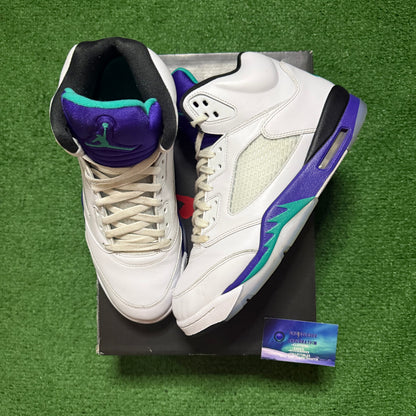 Jordan 5 Grape 12 Men “Preowned”