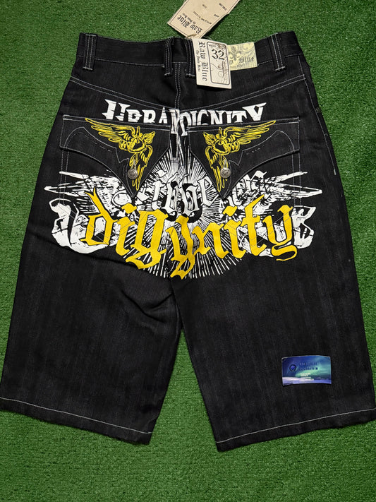 Vintage Raw Blue Jorts