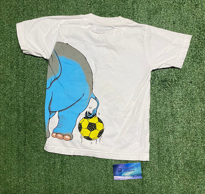 Vintage Baby Elephant Soccer Tee