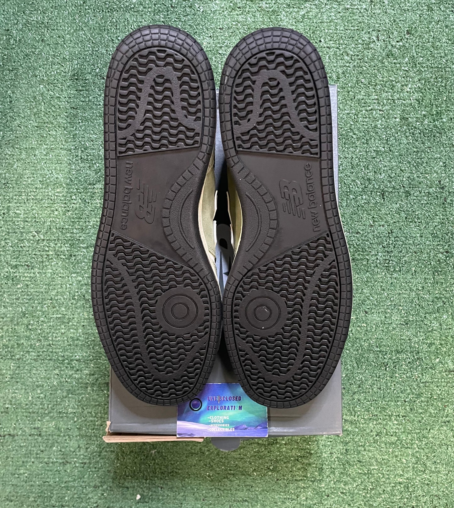 New Balance 480 green and white