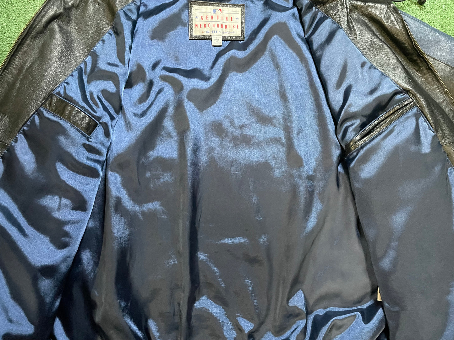 Vintage 1990s Seattle Mariners Leather Jacket