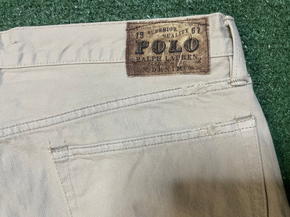 Vintage Polo Ralph Lauren beige denim jeans