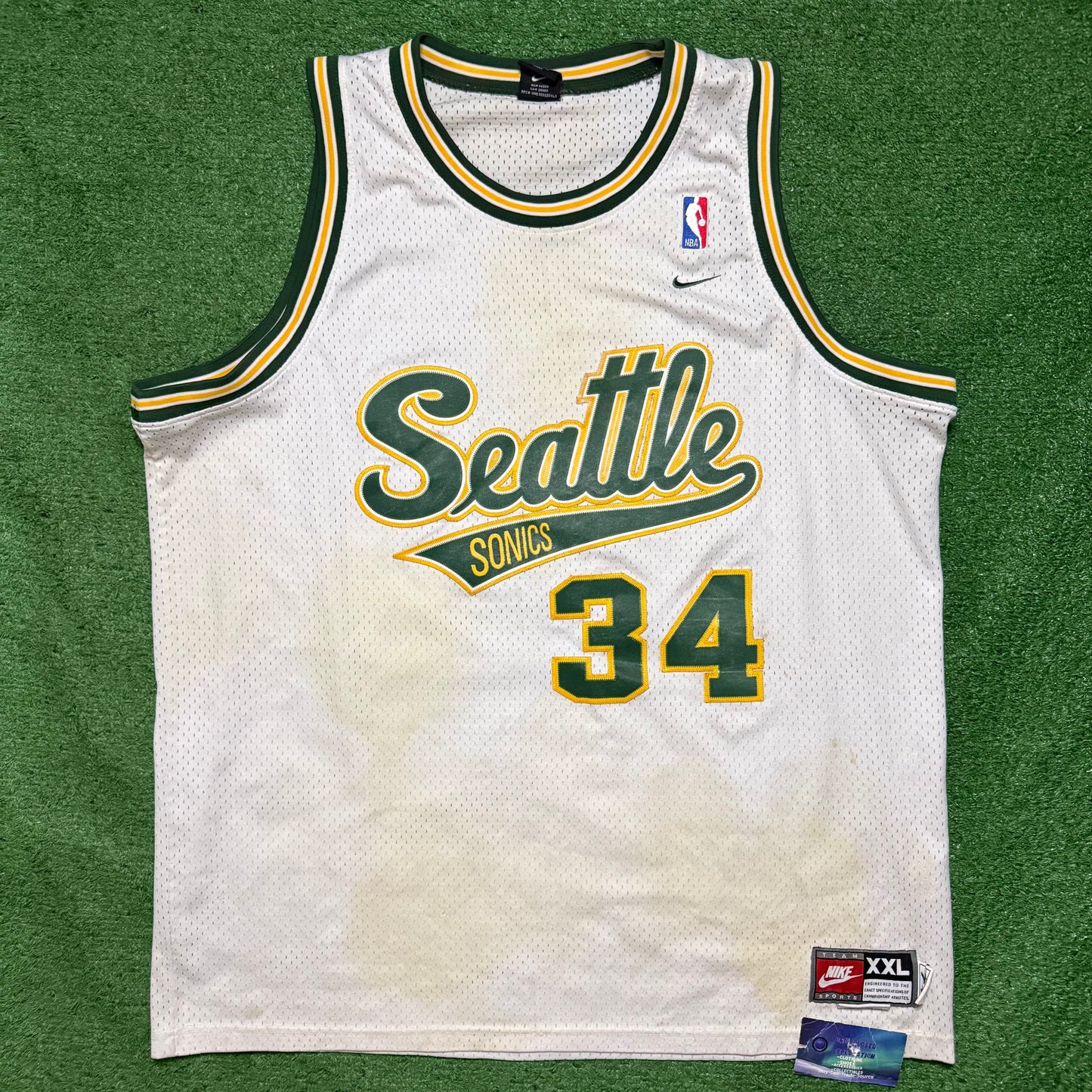 Vintage Nike Ray Allen Seattle SuperSonics Jersey