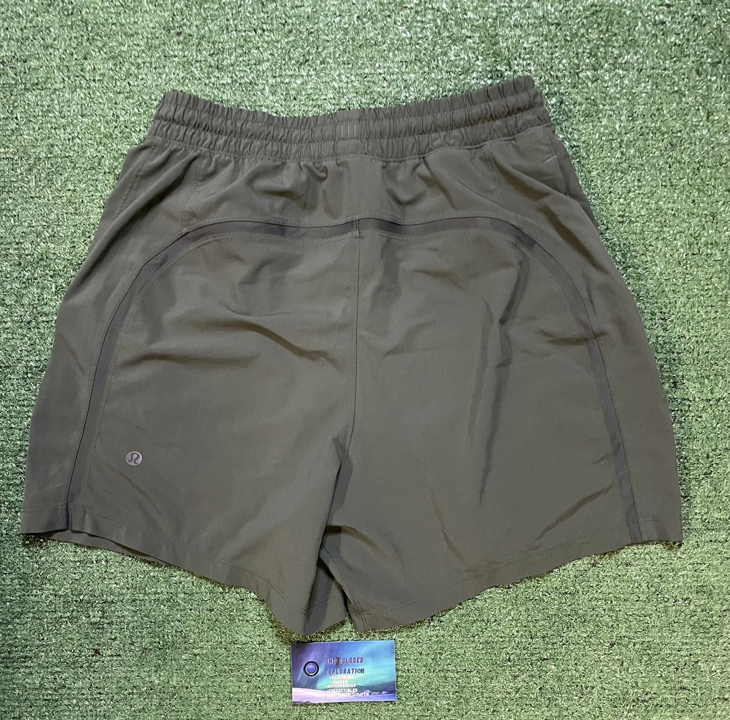 Lululemon onyx grey pace breaker shorts