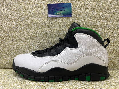 Jordan 10 Seattle 11.5 Men/13 Women “Preowned”