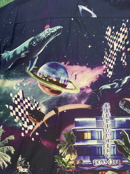 Billionaire Boys Club  button up Orion hotel galaxy all over print