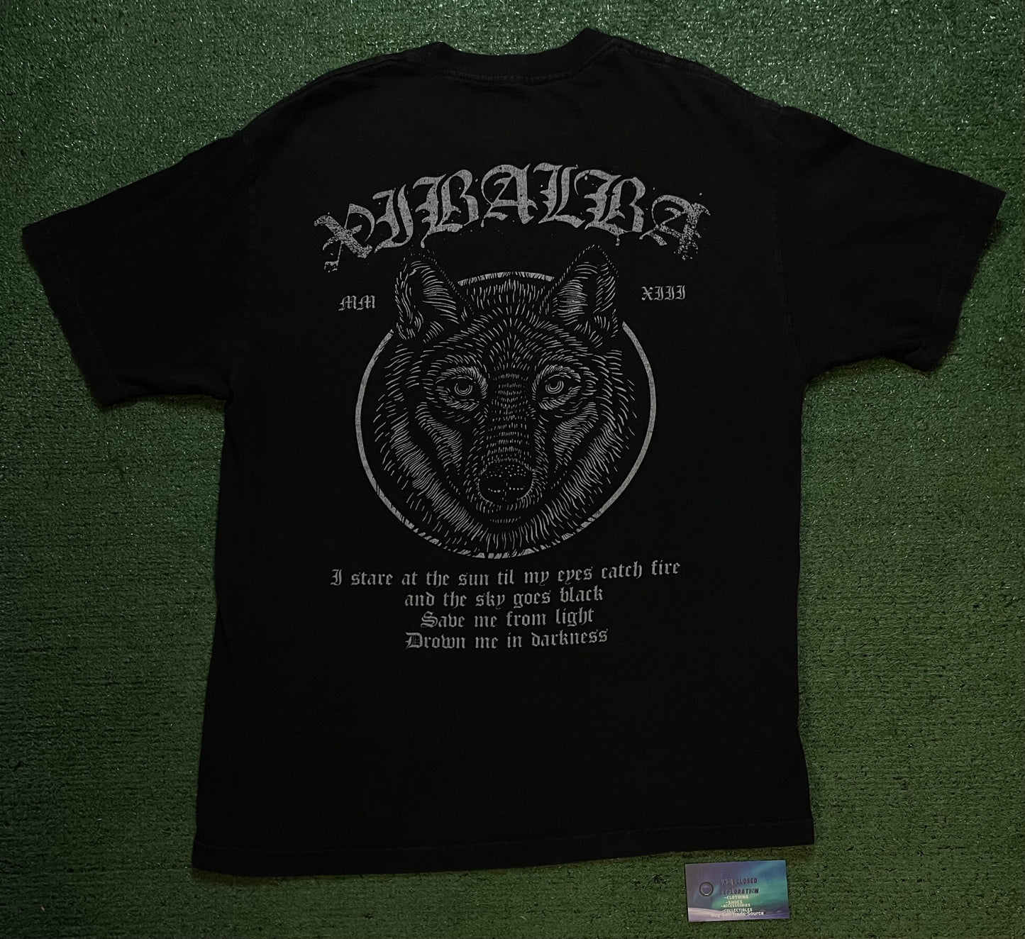 Xibalba heavy metal band black tee