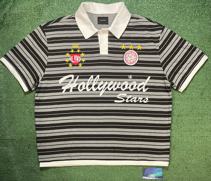 Hollywood stars striped #80 polo