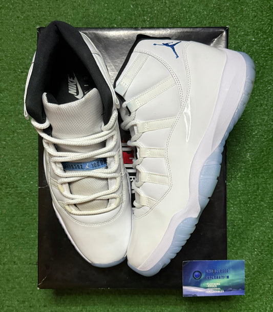 Jordan 11 Legend Blue 11.5 Men/13 Women “Preowned”
