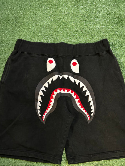Bape Black shark shorts