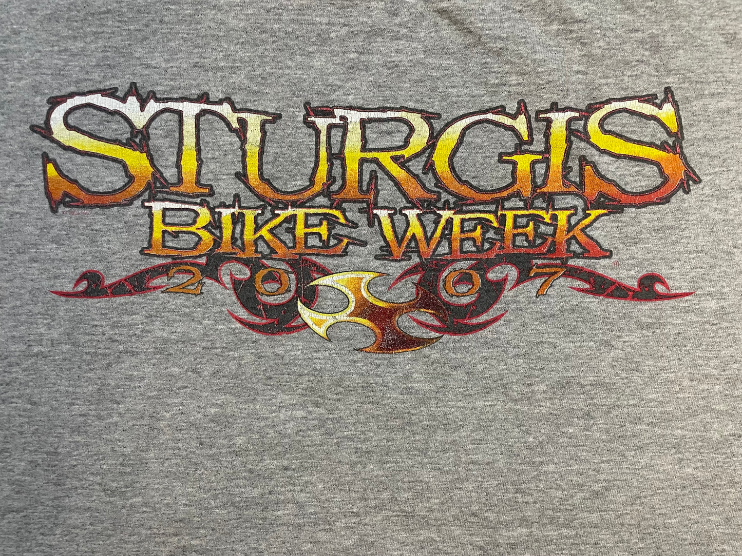 Vintage 2000s Sturgis Bike week grey tee