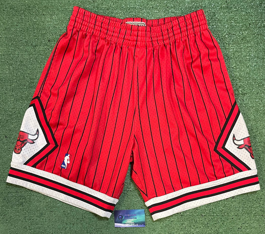 Chicago Bulls Mitchell & ness pinstripe shorts