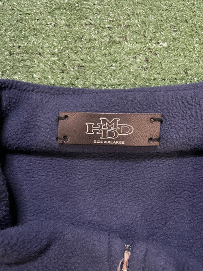 HMDD pear navy & white zip up jacket