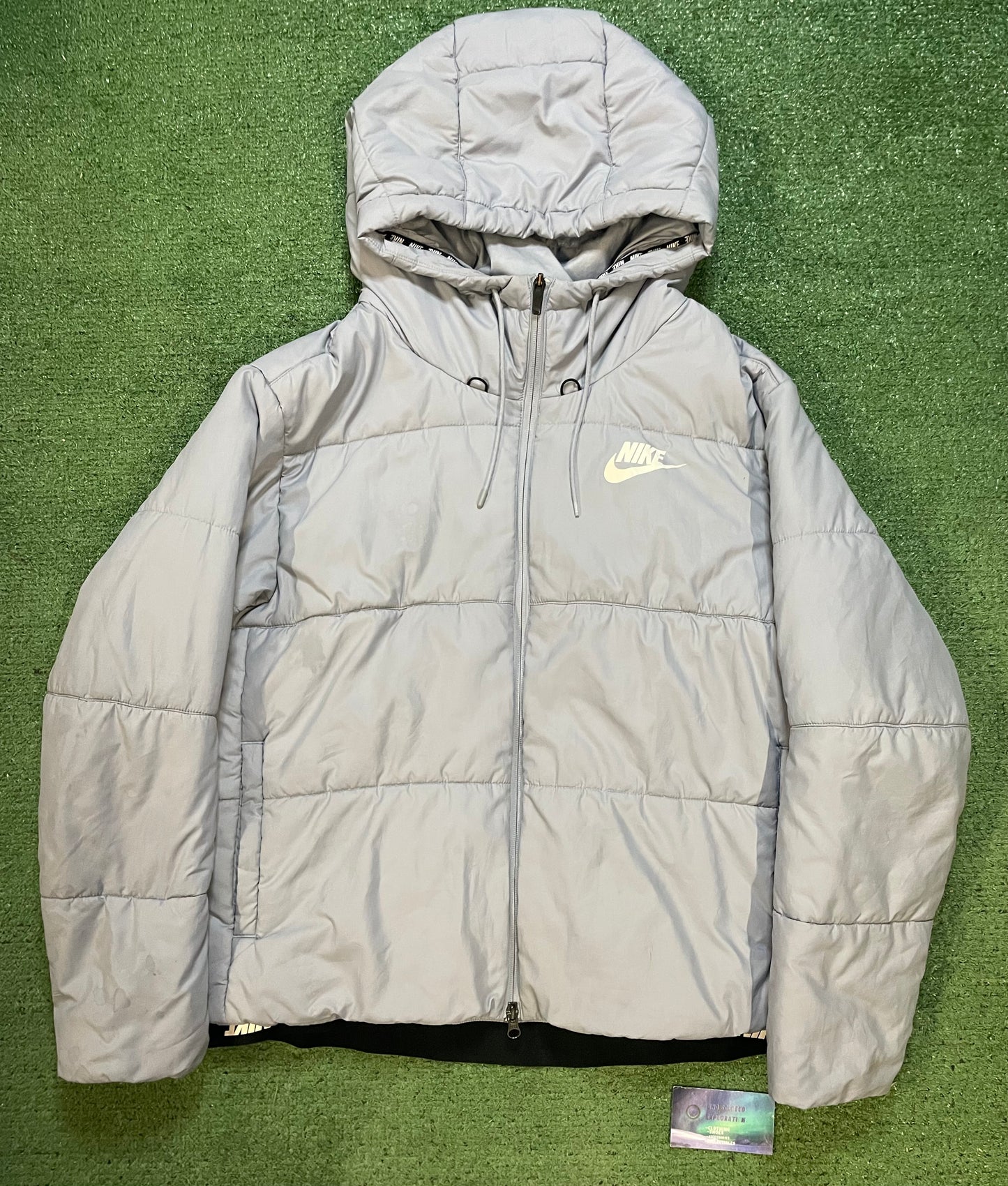 Nike blue puffer jacket