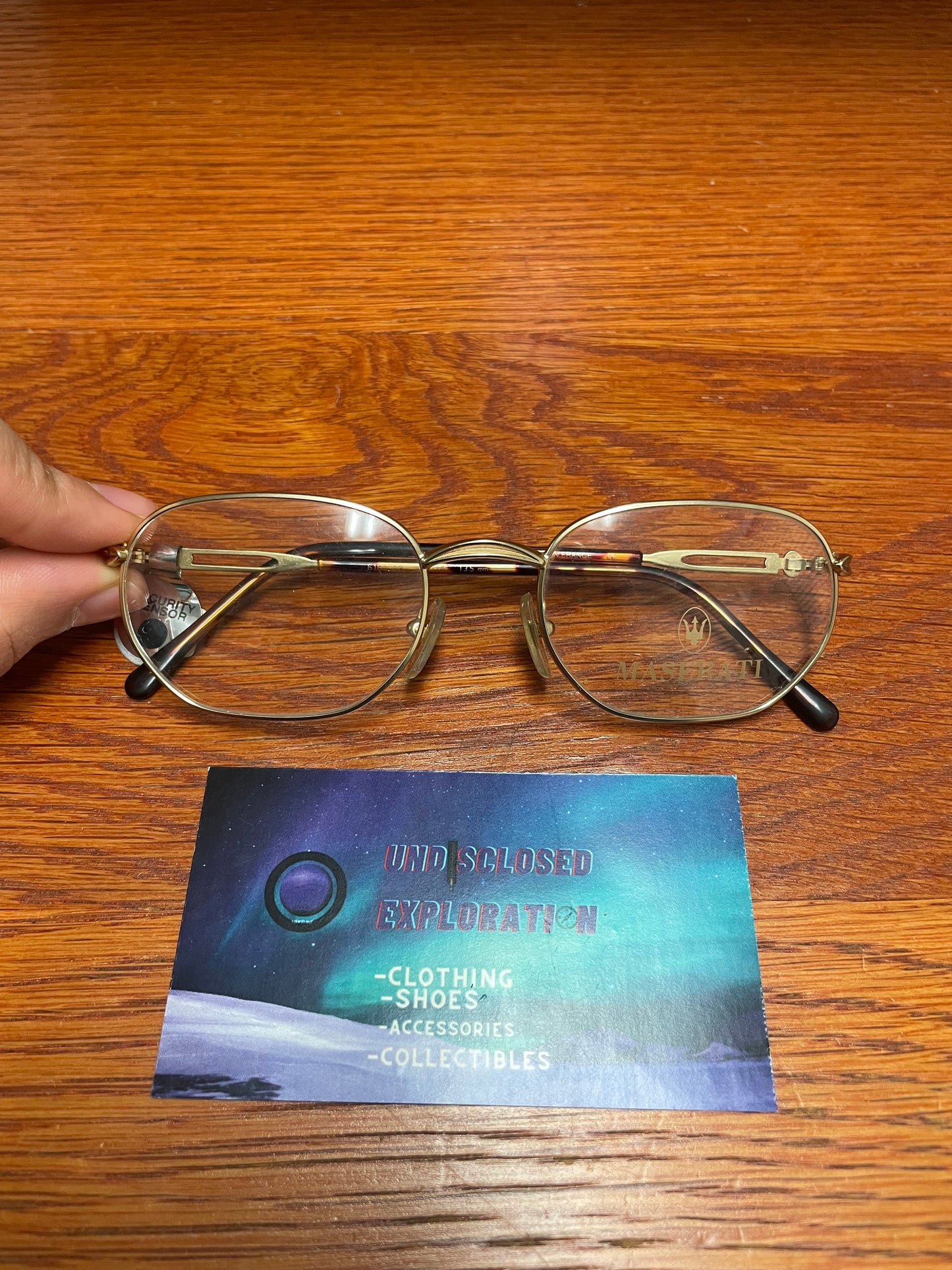 Vintage Maserati glasses