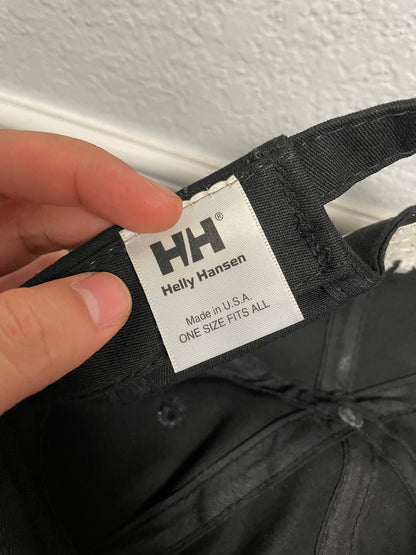 vintage Helly Hansen No. 1877 black US and Norwegian hat