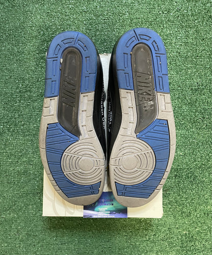 Air Jordan 2 X off white black varsity royal size 11men/12.5women