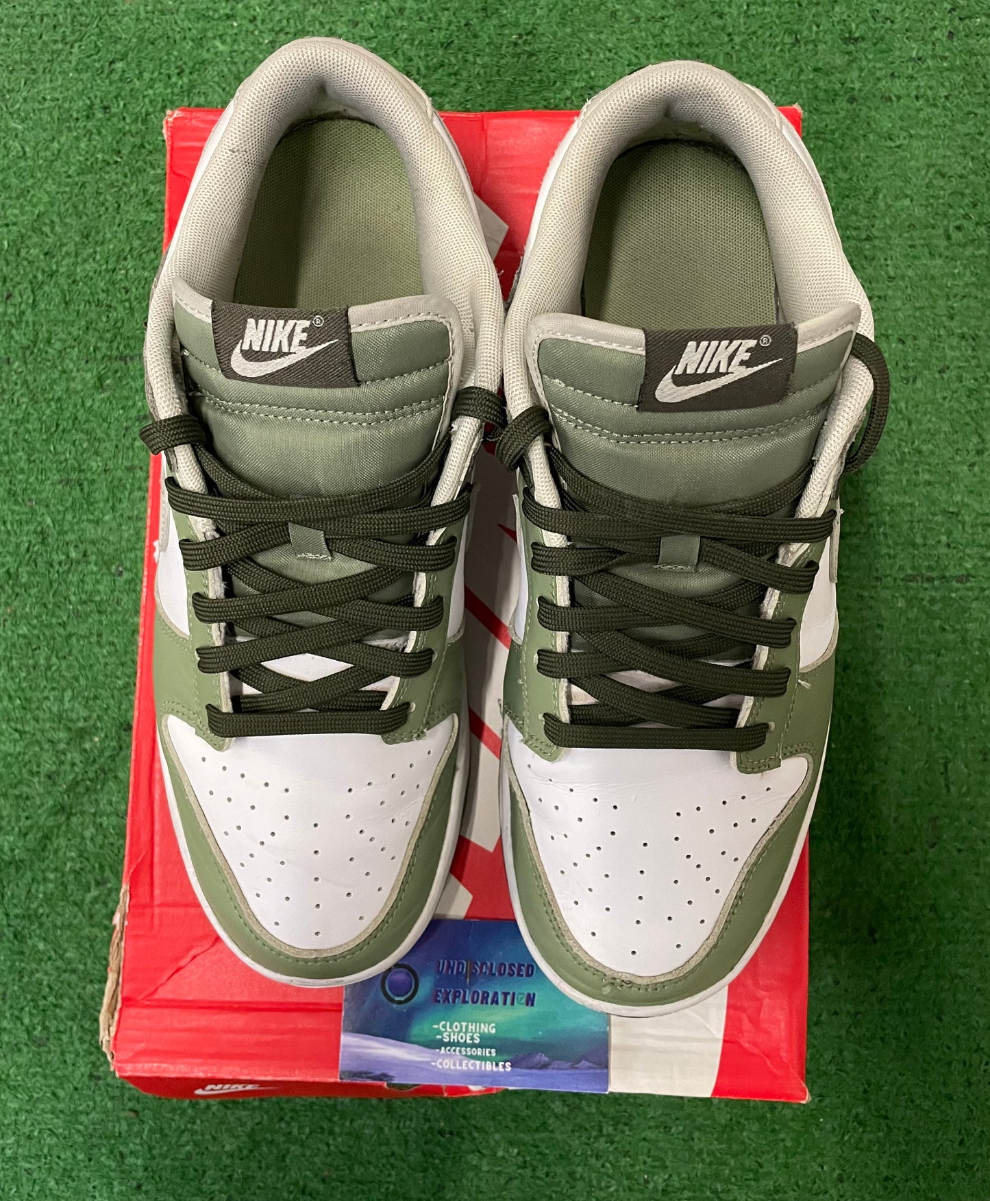 Nike Dunk low oil green size 9.5men/11women