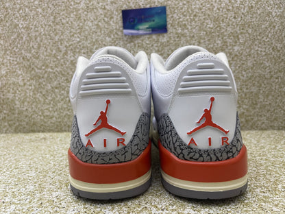 Jordan 3 Georgia Peach 10 Men/11.5 Women “Preowned”