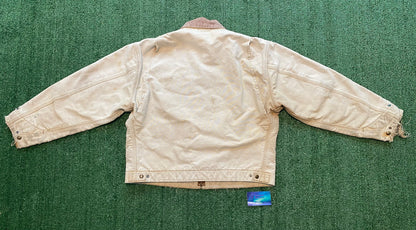 Vintage distressed embroidered  Detroit Carhartt jacket