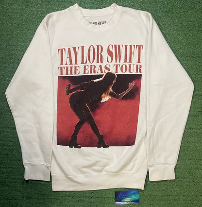Taylor Swift The Eras Tour white crewneck