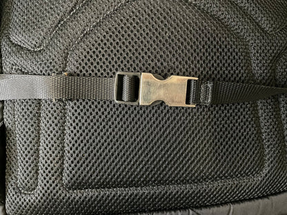 Prada Re-Nylon Padded Backpack With Hood In Black