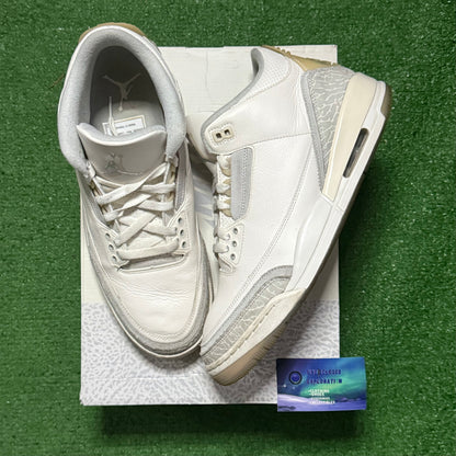 Jordan 3 Craft Ivory 11.5 Men/13 Women “Preowned”