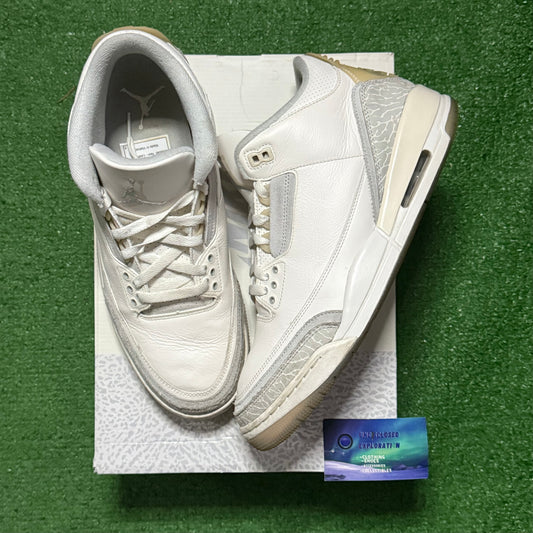 Jordan 3 Craft Ivory 11.5 Men/13 Women “Preowned”