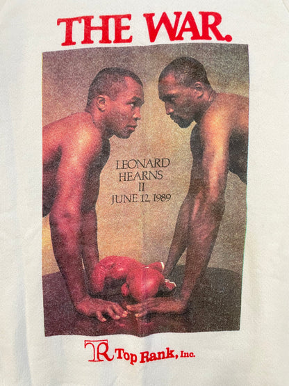 Vintage  1980s The War Sugar Ray Leonard vs Thomas Hearns crewneck