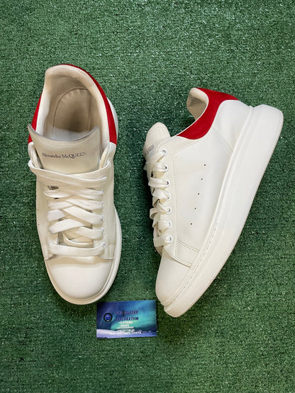 Alexander McQueen white and red oversized sneaker size 14men/15.5women(EU 47)