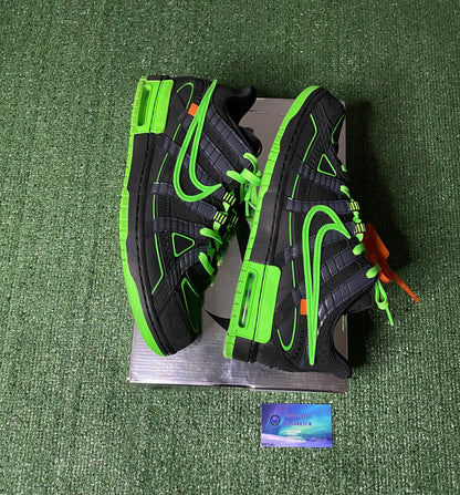 Nike off white rubber green dunk size 10.5men/12women