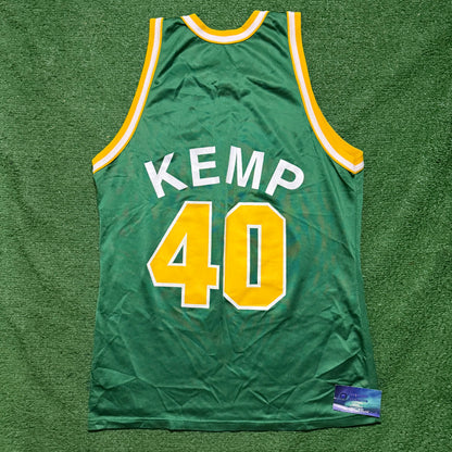 Vintage Seattle SuperSonics Shawn Kemp Champion Jersey