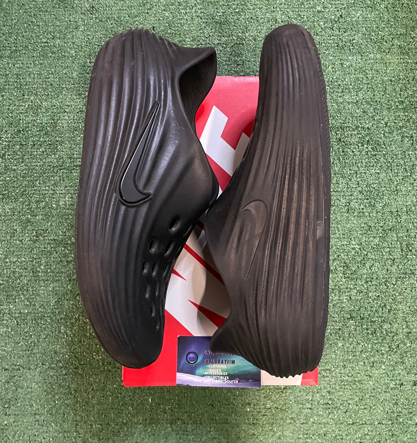 Nike reactx Rejuven8 triple black size 13men/14.5women