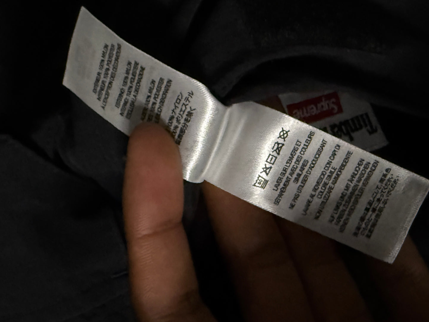 Supreme Timberland Reversible Ripstop Jacket Black
