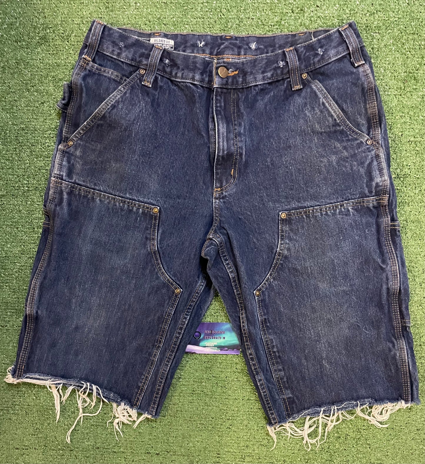 Carhartt double knee denim shorts