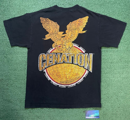 Vintage 2000s John Cena Hustle Loyalty Respect tee
